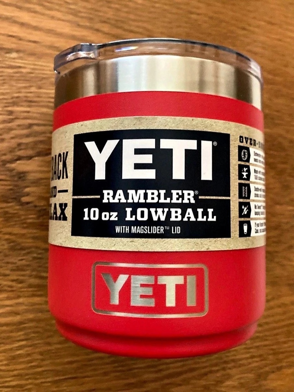YETI Rambler 10 oz Lowball Red